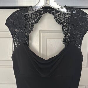 Elegant Black Lace Dress